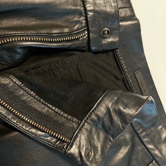 Rag & Bone Lamb Leather Culottes - Picture 9 of 11